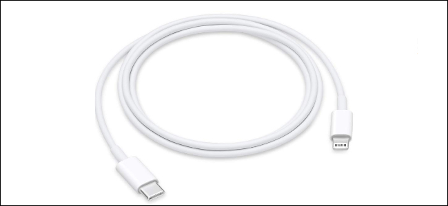 Sử dụng cáp adapter USB-C to Lightning