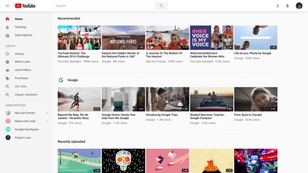 YouTube là một trang web chia sẻ video, là nơi người dùng có thể tải lên hoặc tải về máy tính hay điện thoại và chia sẻ các video clip.