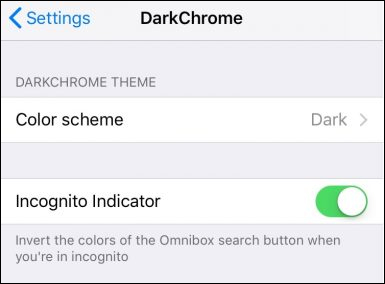 Giao diện chỉnh màu