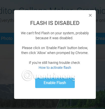 Enable Flash