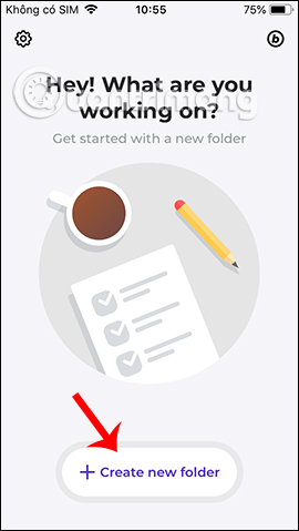 Tạo thư mục mới