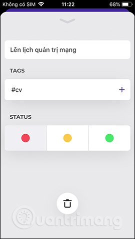 Chọn màu phân loại