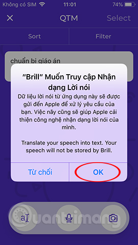 Nhận dạng lời nói