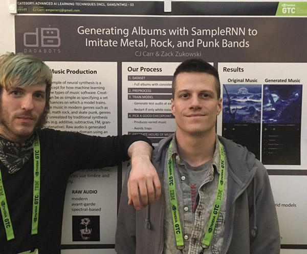 Chân dung CJ Carr (trái) và Zack Zukowski