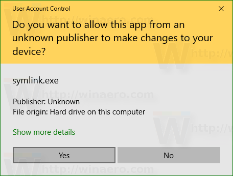 Xác nhận thông báo UAC