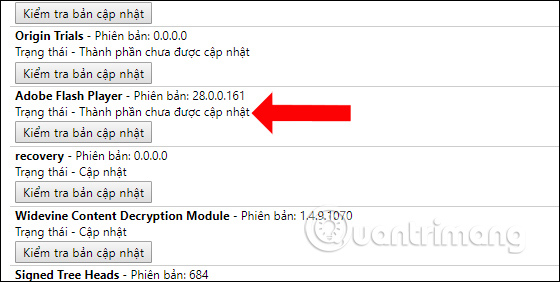 Adobe Flash bản cũ