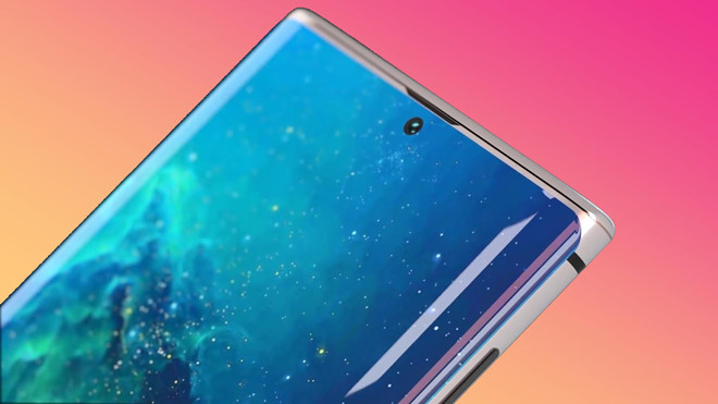 Note 10 cũng sở hữu thiết kế Infinity-O