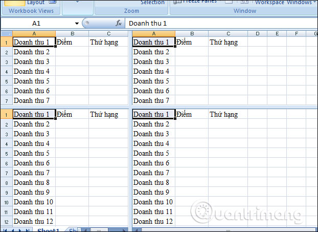 Cách dùng công cụ Split tách bảng dữ liệu Excel - Ảnh minh hoạ 3