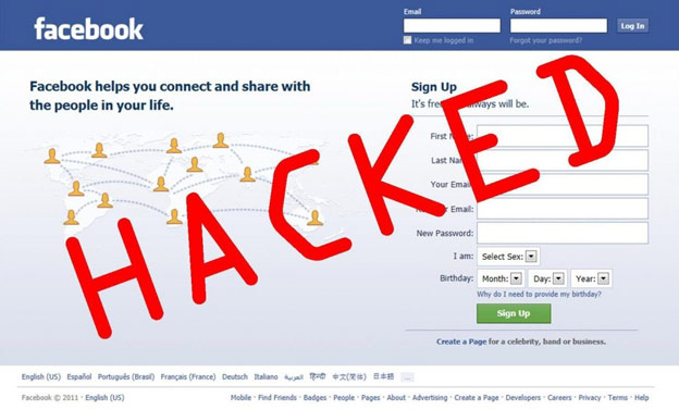 Facebook bị hack 