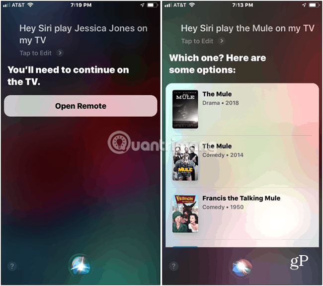 Trải nghiệm Siri và Apple TV