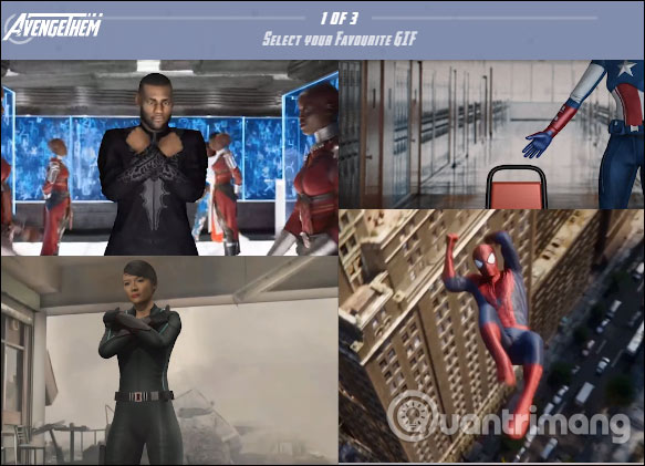 Chọn siêu anh hùng