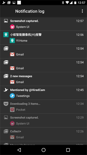 Nhật ký thông báo