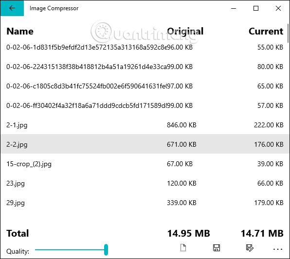 Nén dung lượng thư mục