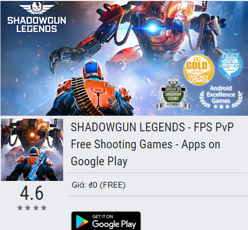 SHADOWGUN LEGENDS - FPS PvP Free Shooting Games