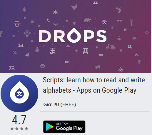 Scripts: learn how to read and write alphabets