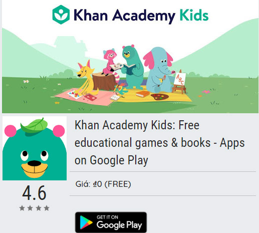 Khan Academy Kids: Free educational games & books