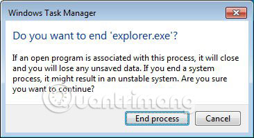 Khởi động lại Windows Explorer khi hệ thống bị “treo” - Ảnh minh hoạ 6