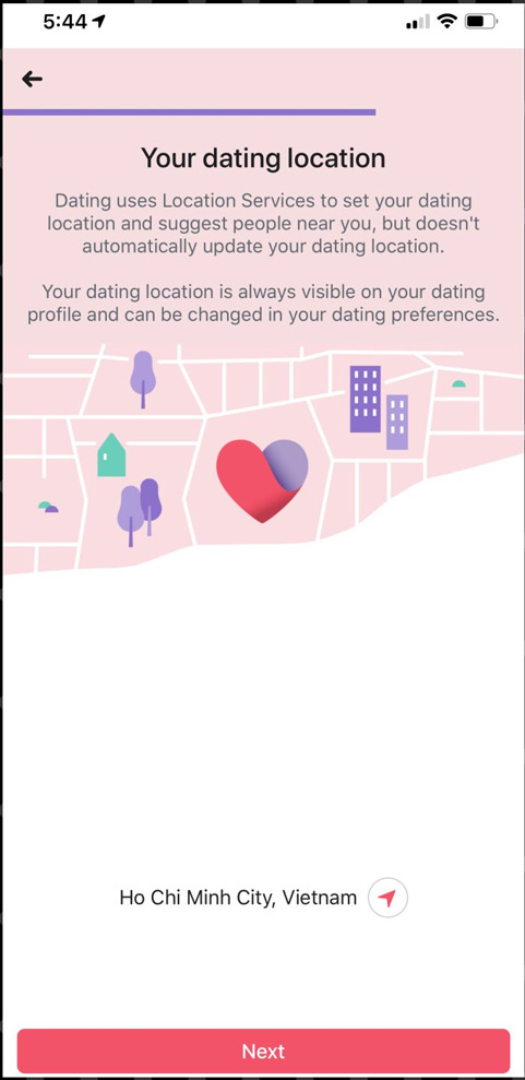 Tài khoản riêng trên Dating sẽ độc lập hoàn toàn với tài khoản Facebook 3