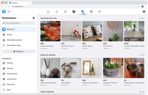 Giao diện mới của Facebook 3