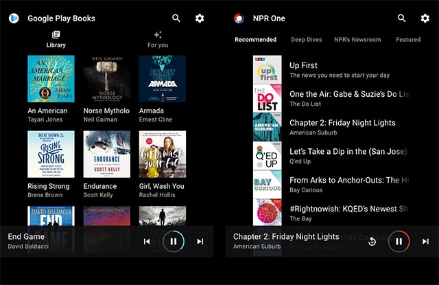 Ứng dụng phương tiện sẽ được ưu tiên hàng đầu, tiếp theo là điều hướng và giao tiếp