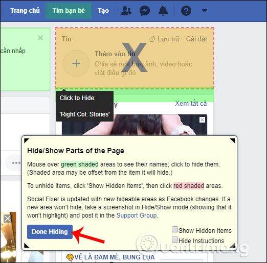 Cách ẩn quảng cáo Facebook, gọn giao diện bằng Social Fixer - Ảnh minh hoạ 5