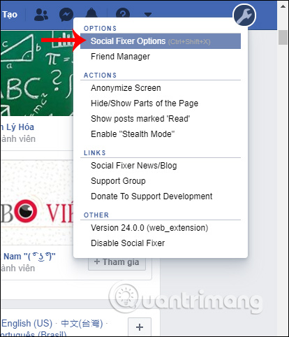 Cách ẩn quảng cáo Facebook, gọn giao diện bằng Social Fixer - Ảnh minh hoạ 8