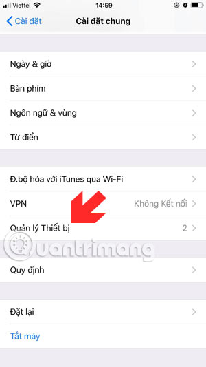 Quản lý Thiết bị