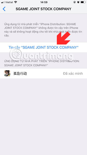 Tin Cậy SGame Joint Stock Company