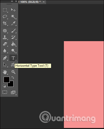 Viết chữ Photoshop
