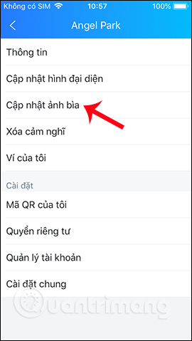 Kích thước ảnh bìa Zalo, Zalo OA - \