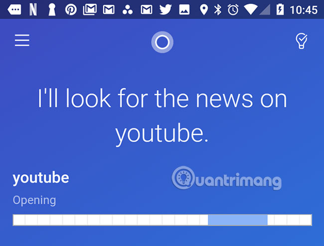 Cortana tích hợp tốt với Youtube