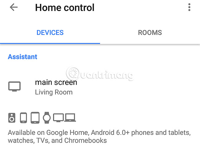 Điều khiển thiết bị nhà thông minh