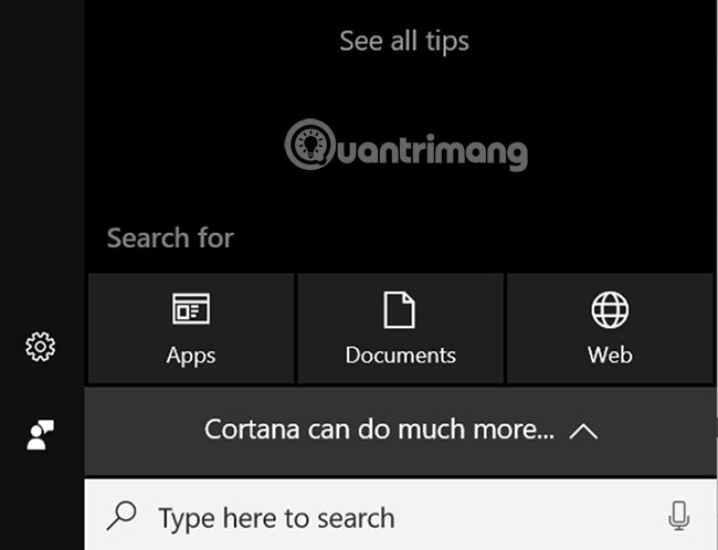 Cortana trên PC hơi kém hấp dẫn