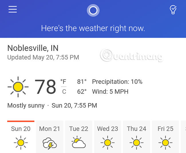 Cortana có tính thẩm mĩ hơn