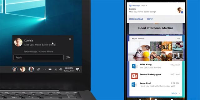 Microsoft hiện đã cho phép trả lời và quản lý tin nhắn văn bản Android trong Windows 10
