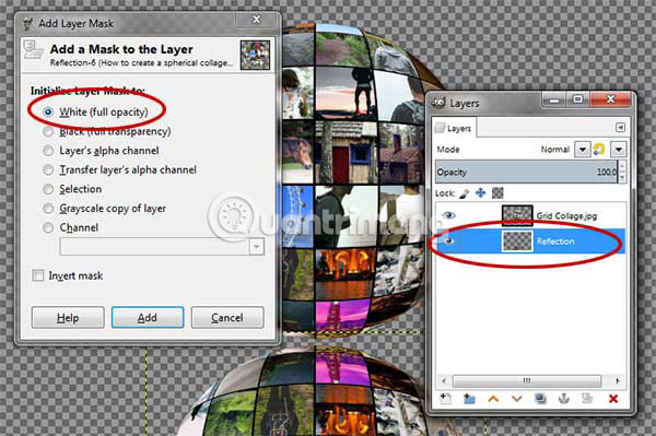 Hộp thoại Add Layer Mask