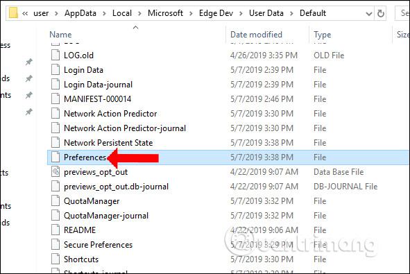 Mở file bằng Notepad