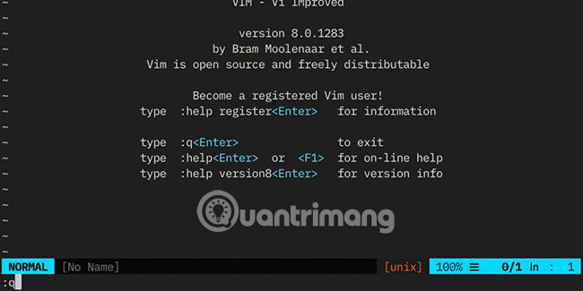 Cách thoát nhanh khi vô tình khởi chạy Vim