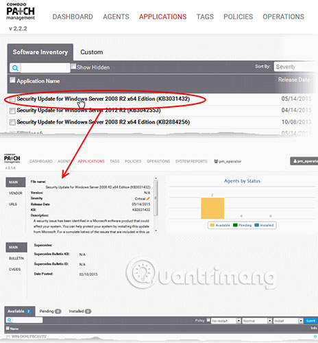 Comodo ONE Windows Patch Management