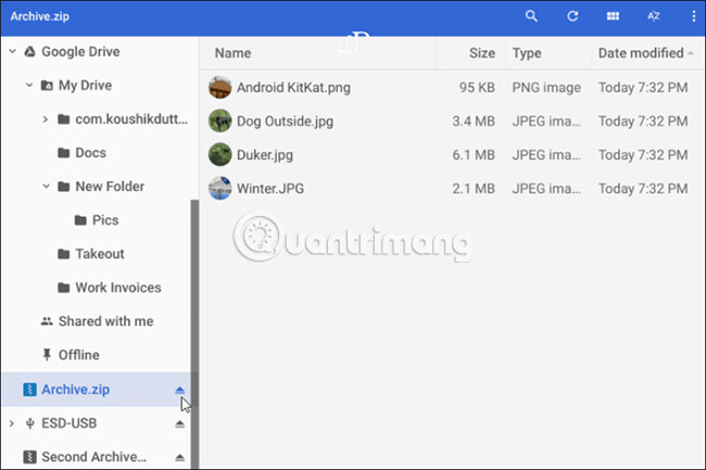 Đóng File được nén