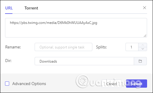 Tải file dạng URL