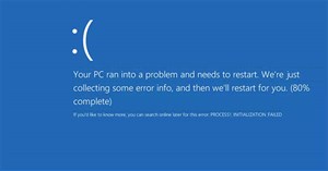 Sửa lỗi 0x0000006B: PROCESS1_INITIALIZATION_FAILED trong Windows