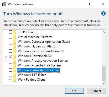 Windows Subsystem for Linux