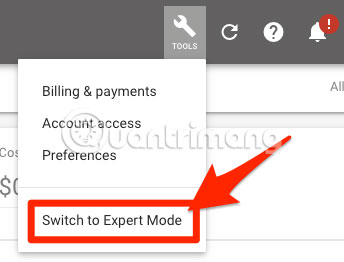 Chọn “Switch to expert mode”