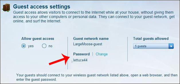 Đổi tên mạng khách