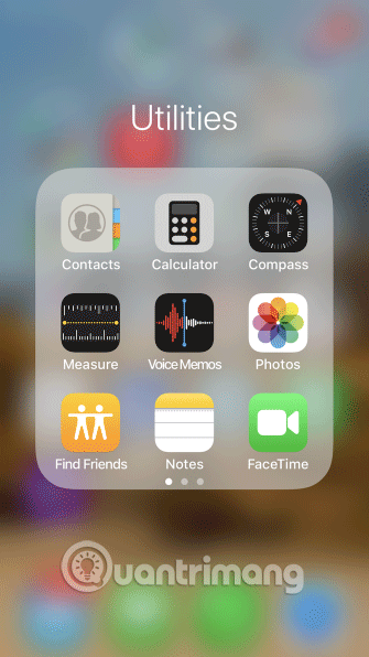 Tiện ích của iPhone
