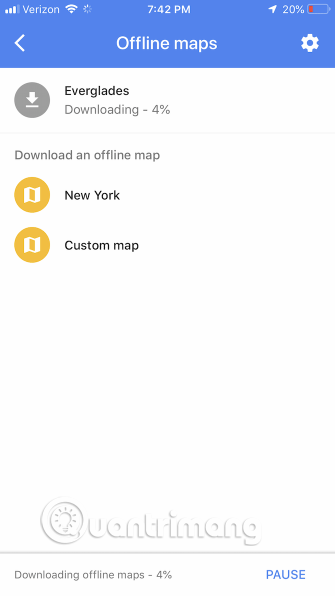 Tải bản đồ sử dụng ngoai tuyến