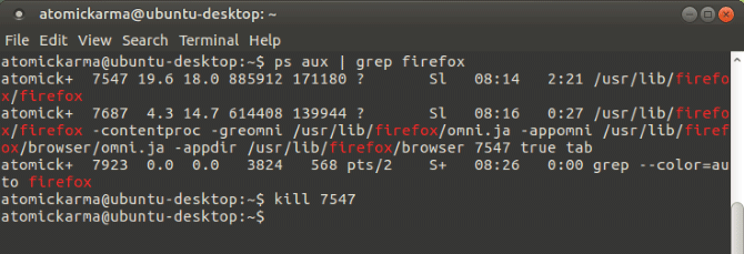 Cách kill các chương trình không phản hồi trong Linux