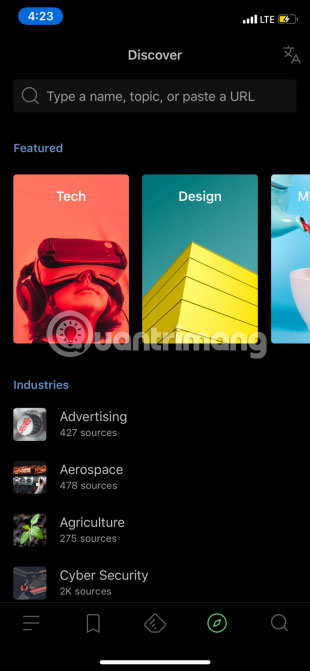 Ứng dụng Feedly trên iPhone cũng khá ổn cho hầu hết người dùng