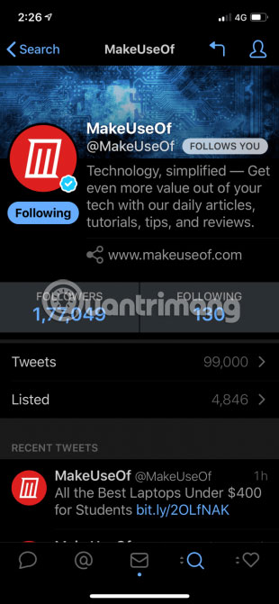 Bạn có thể bật chế độ Dark Mode bất cứ lúc nào bạn muốn